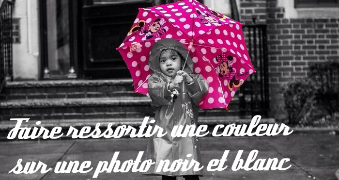 Faire Ressortir Une Couleur Sur Photo Noir Et Blanc