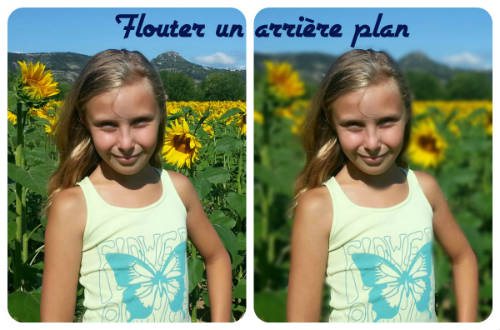 Flouter arrire plan