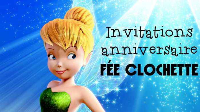 Invitation Anniversaire Fee Clochette