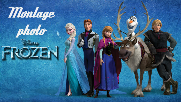 Montage photo Reine des neiges