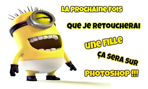 montage photo avec les minions