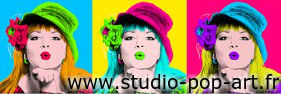 Montage photo studio Pop Art