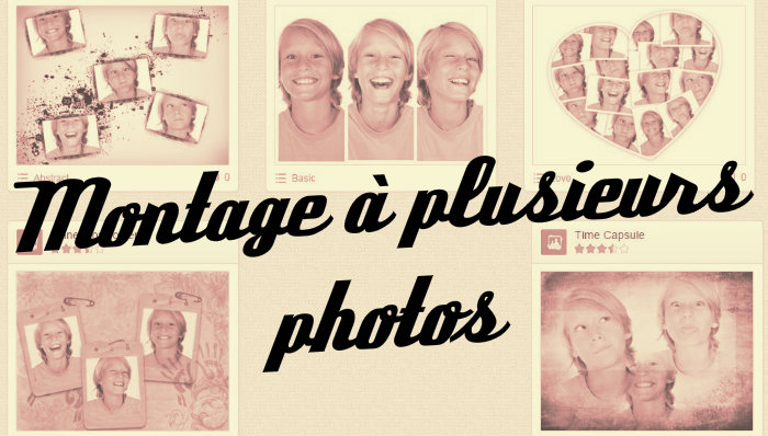 Montage plusieurs photos